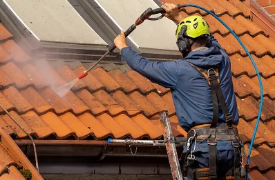 Démoussage et hydrofuge de toiture à Bégard